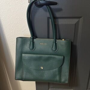 Michael Kors Forest Green Tote Bag
